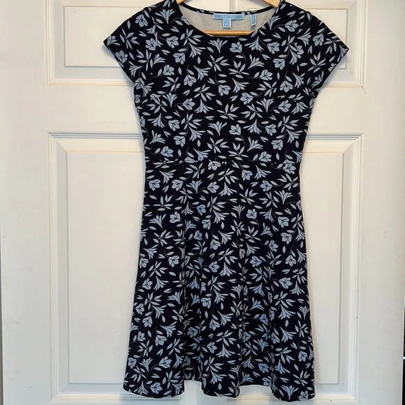 navy blue dress for baby girl Draper James | Dresses | Draper James Floral Ponte Aline Dress Navy Lt Blue  Size Xs